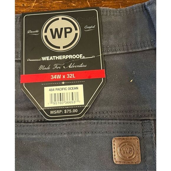 WP Weatherproof Cargo Utility Everyday Stretch Flex Waistband Straight Fit Pant - Picture 5 of 5